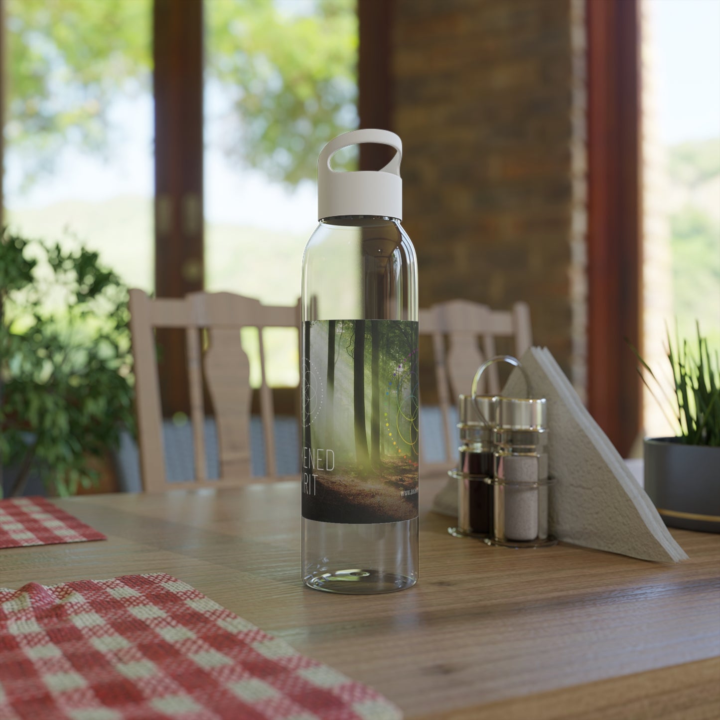 Forest Path Water Bottle — Nature-Inspired Hydration Bottle
