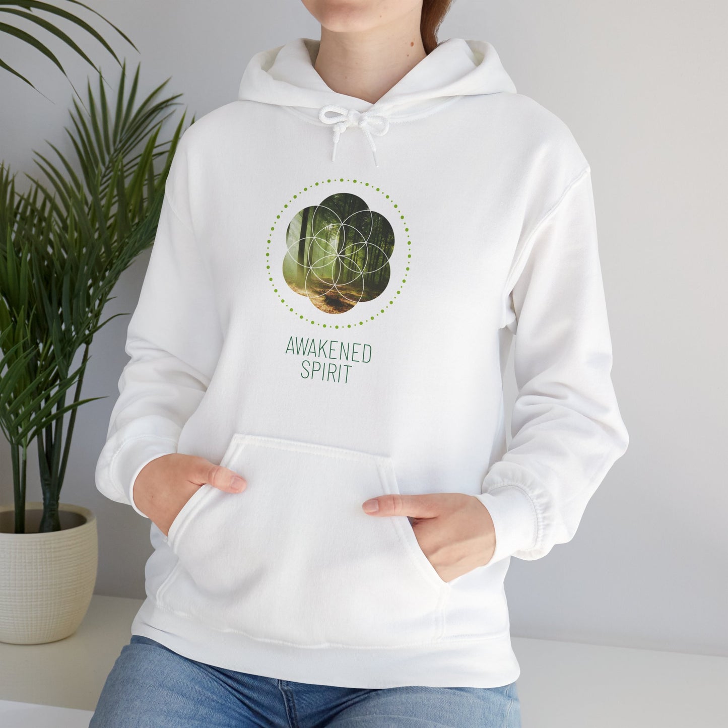 Awakened Spirit Hoodie — "We're All Just Walking Each Other Home"