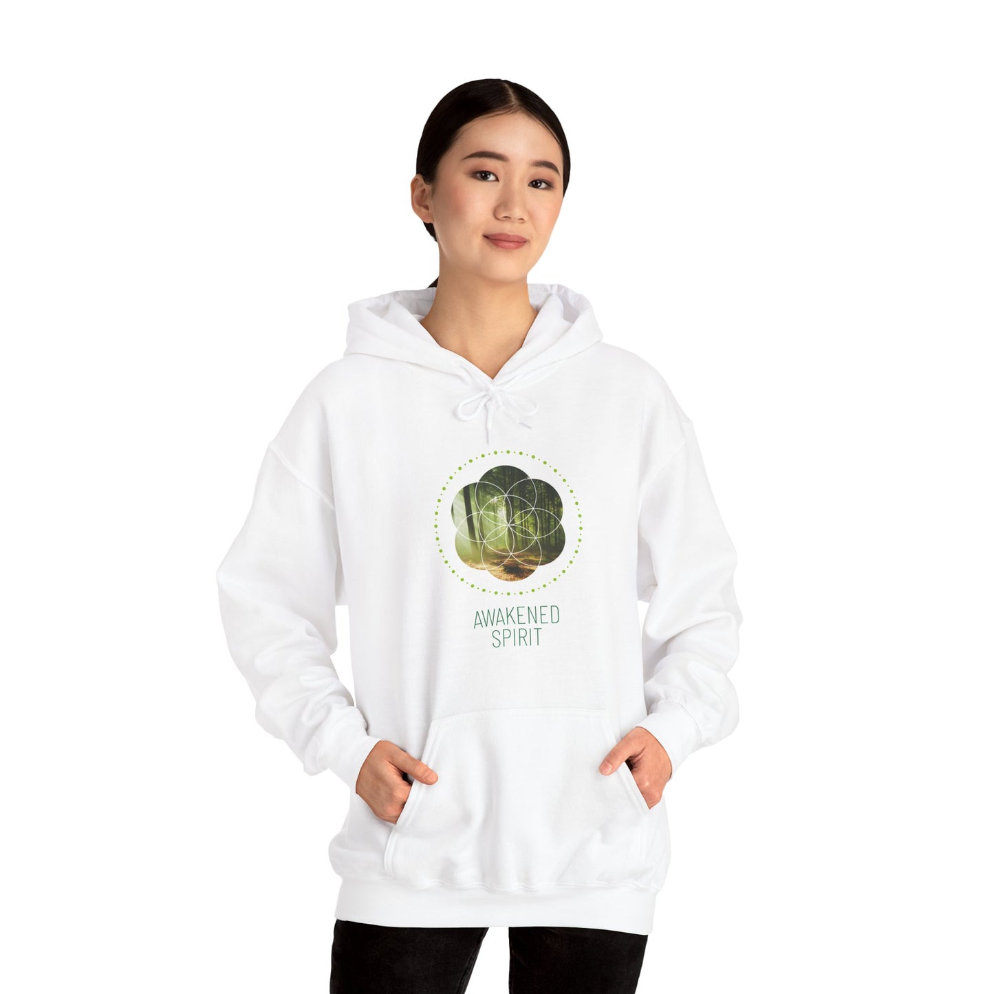 Awakened Spirit Hoodie — "We're All Just Walking Each Other Home"